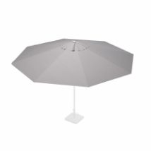 Stokparasoldoek Rhino 400cm rond Light grey (olefin)