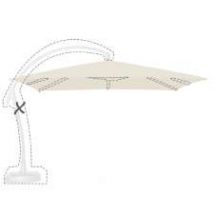 Parasoldoek Rhino   320x320cm vierkant voor Reflexion en Scope / Easy sun off white (polyester)