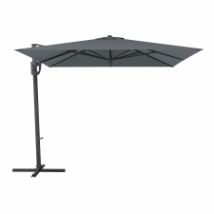 Vrijhangende zweefparasol Capri 300x300 (grey)