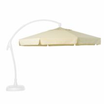 Zweefparasoldoek Hartman Reflexion en Scope zweefparasol 350cm rond naturel (polyester)