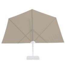 Zweefparasoldoek Madison Sunwave   270cm rond (ecru)