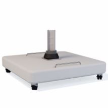 Rolvoet beton 160kg met standvoet Fortano