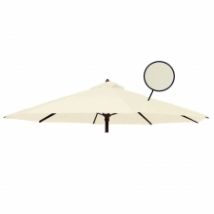 Stokparasoldoek Rhino 350cm rond off white (polyester)