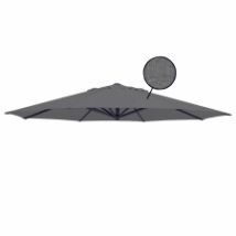 Stokparasoldoek Rhino 350cm rond Dark grey (olefin)