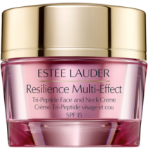 Estée Lauder Gesichtspflege Tri-Peptide Face and Neck Creme SPF 15 Resilience Multi-Effect 50 ml Tiegel - Parfümerie Becker