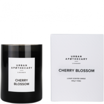 Urban Apøthecary Luxury Candle Luxury Boxed Glass Candle - Cherry Blossom 300 g Kerze - Parfümerie Becker