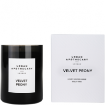Urban Apøthecary Luxury Candle Luxury Boxed Glass Candle - Velvet Peony 300 g Kerze - Parfümerie Becker
