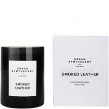 Urban Apøthecary Luxury Candle Luxury Boxed Glass Candle - Smoked Leather Luxury Candle 300 g Kerze - Parfümerie Becker