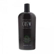 3-in-1 tea tree shampooing, soin et gel douche - American Crew Gel douche 1000 ml