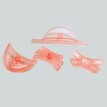 JEM Ausstecher - Damenschuh-Ergänzungs-Set - Shoe Tops - 4 teilig