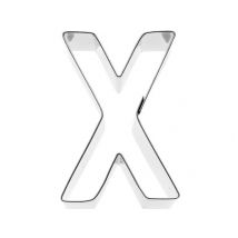 Ausstechform Buchstabe X 6cm