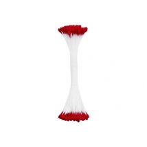 JEM Blütenpollen - rot matt - groß - 50 Stück