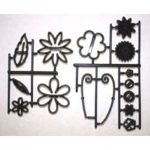 Patchwork Cutters - Fantasie Blumen Set - 15teilig