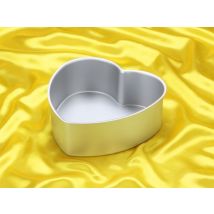 Backform, tief, Herz, 20x7,5cm