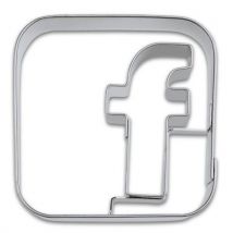 Städter - Ausstecher mit Prägung - Facebook App - ca. 5 cm