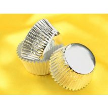 Muffinförmchen Folie silber 24 Stück