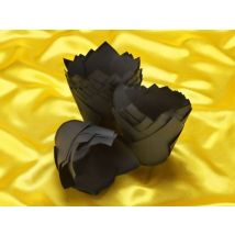 Muffintulpen schwarz 36 Stück