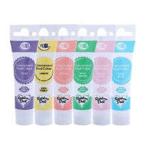 Lebensmittelfarbe ProGel Multipack Pastel 6x25g