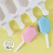 Sweet Stamp Popsicle Silikonform Diamant 4,2x7 cm