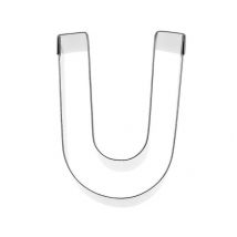 Ausstechform Buchstabe U 6cm