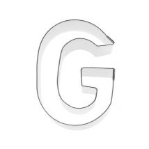 Ausstechform Buchstabe G 6cm