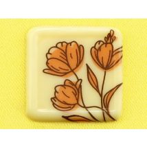 1 Folie Aufleger Karree Weiß