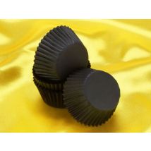 Mini-Muffinförmchen schwarz 60 Stück
