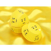 Muffinförmchen Yellow smile 50 Stück