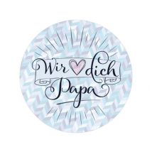 Tortenaufleger Wir lieben Dich Papa rund 20cm