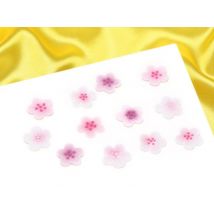 Cupcake-Deko Blumen Rosa 12 Stück