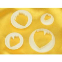 Ausstecher-Set Pfingstrose 4er