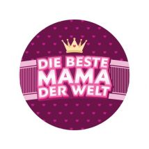 Tortenaufleger Die beste Mama der Welt rund 20cm