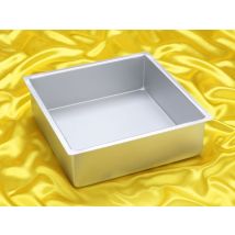 Backform, tief, quadratisch, 30x30x10cm