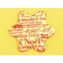 1 Folie Aufleger Stern Weiß
