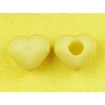 1 Folie Herz-Hohlkörper Mini Weiß