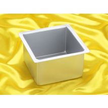 Backform, tief, quadratisch, 15x15x10cm