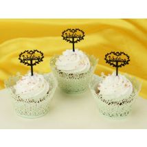 Cupcake Topper Wedding 8 Stück