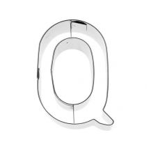 Ausstechform Buchstabe Q 6cm
