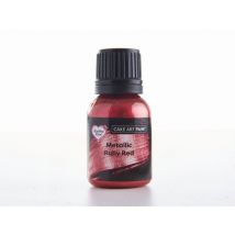 Metallic-Lebensmittelfarbe Ruby Red 25ml