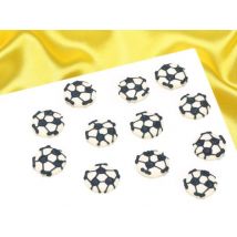 Zuckerdekor Fußball 12 Stück 2,5cm