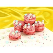 Erdbeer-Milchshake-Macarons