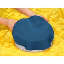 Ausgerollte Rollfondant-Decke blau Durchmesser 36cm 430g