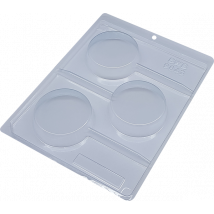 Schokoladen Mould - Cakesicles Rund - 3 teiliges Set
