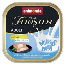 animonda Vom Feinsten Adult mit Milchkern 100g Schale Katzennassfutter