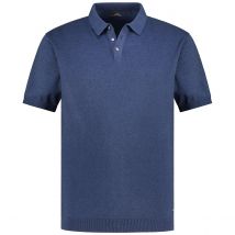 RAGMAN Feinstrick Poloshirt Farbe dunkelblau Größe: 3XL