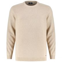 RAGMAN Rundhalspullover aus Baumwolle Farbe beige Größe: 5XL