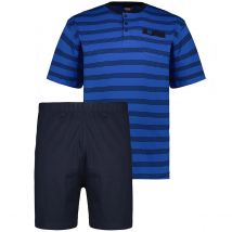 ADAMO Schlafanzug aus Baumwolljersey Farbe blau Größe: 10XL