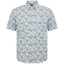 North Freizeithemd mit Leinen Farbe hellblau Größe: 8XL