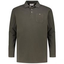 Hubertus Poloshirt aus Baumwolle Farbe oliv Größe: 6XL