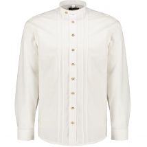 Orbis Trachtenhemd mit Stehkragen und Kragenriegel Farbe weiß Größe: 8XL